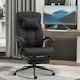 image 2 of Vinsetto Office Chair with Adjustable Height, Wheels, Footrest, Black