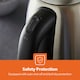 image 7 of GEEPAS Illuminating Electric Kettle 2 Slice Bread Toaster & Microwave Kitchen Combo Set Black