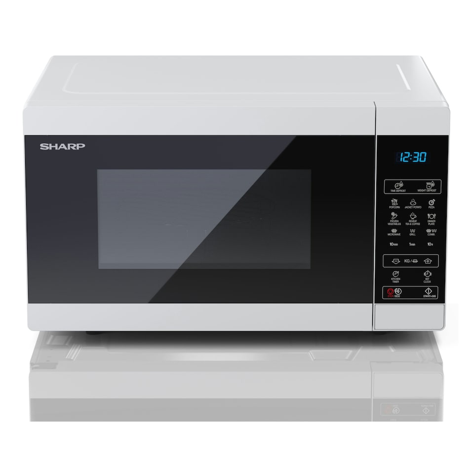 image 1 of Sharp 25L 900W Microwave with 1000W Grill - White