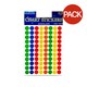 image 2 of Amscan Emoji Sticker Sheet (Pack of 4) - Multicoloured - One Size