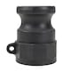 image 1 of 1.25" Type A Camlock Coupling, Polypropylene, 1.25" BSP Female Thread
