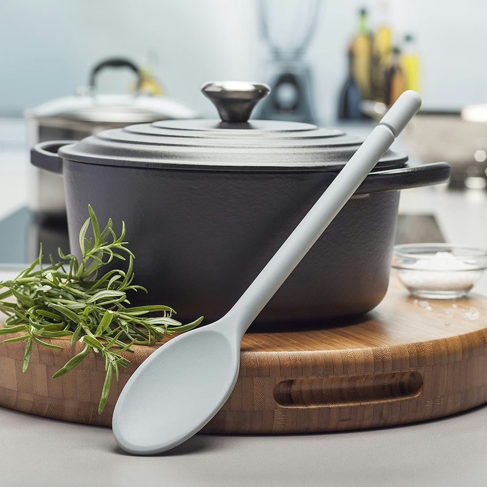 image 1 of Zeal Traditional Silicone Cook’s Spoon 30cm, Duck Egg Blue