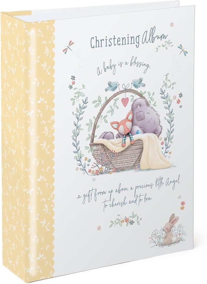 image 1 of Me to You Christening Album Hardback Book For 160 Photos With Keepsake Box Official Collection