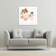 image 2 of Love & Flowers (Canvas Print) 127 x 127 x 4cm