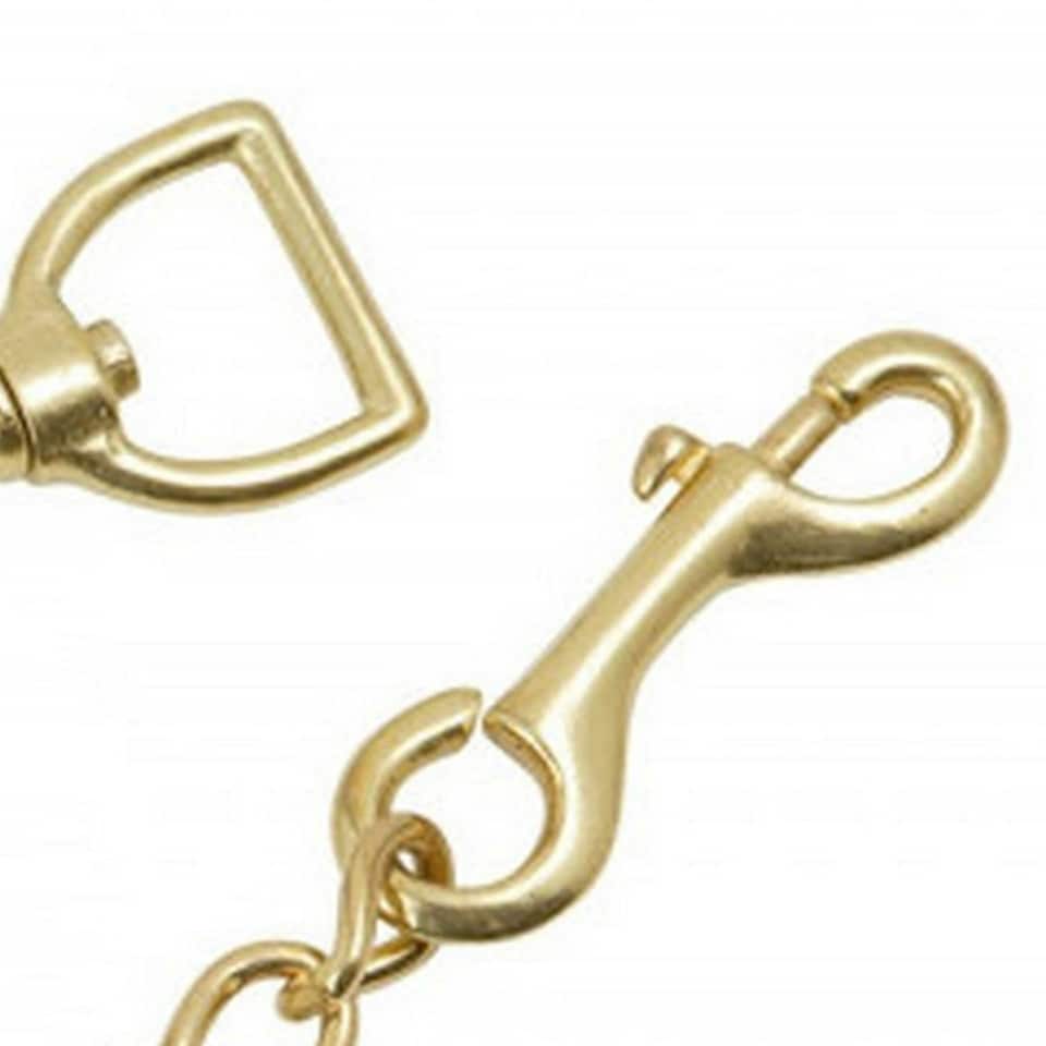 image 1 of Shires Horse Newmarket Chain - Brass - 24in