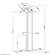 image 8 of Tablet Mount Neomounts FL15-750WH1 White N/A | N/A | One Size