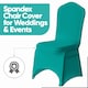 image 6 of Chair Cover Spandex Polyester Stretch Fabric Dining Slipcovers