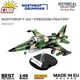 image 3 of Northrop F-5A F.F plane model - COBI 2425 - 352 bricks