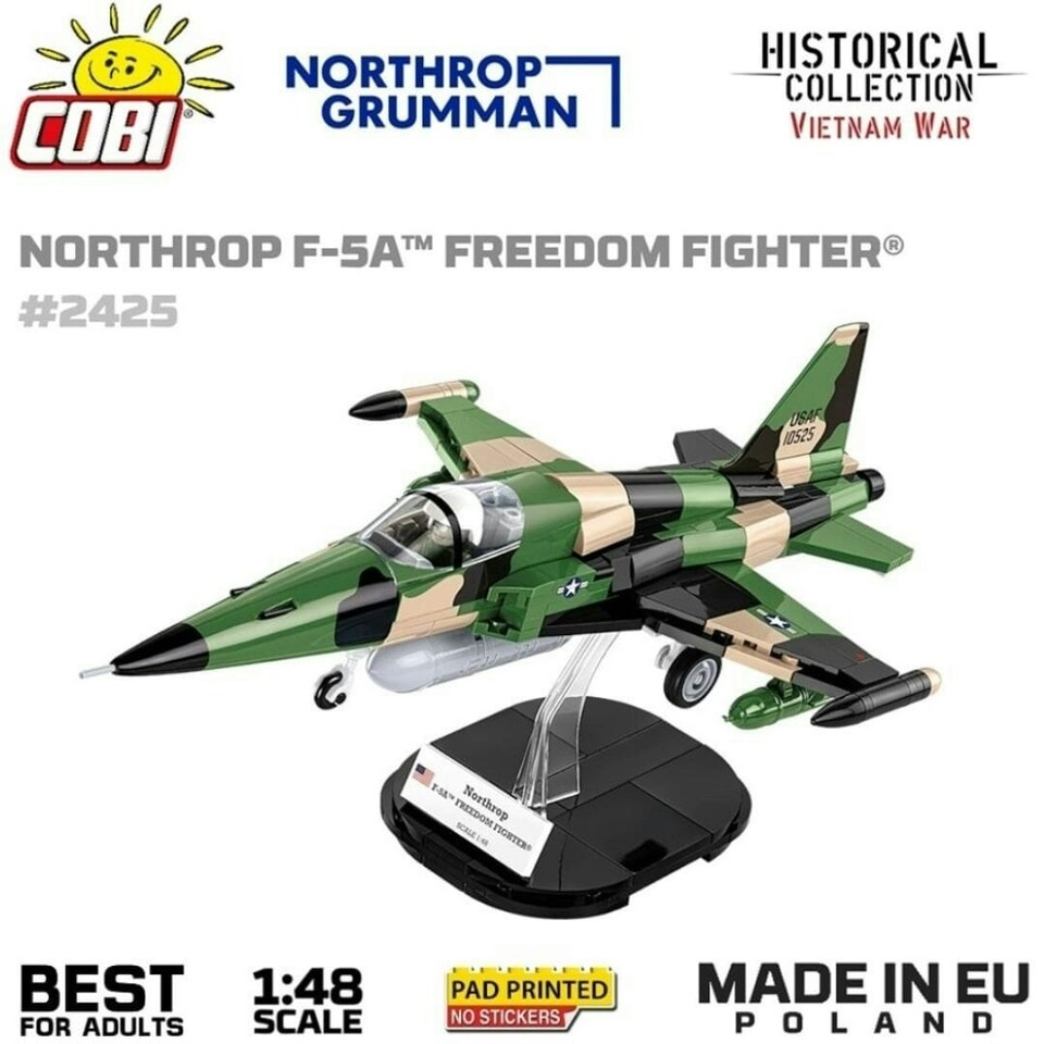 image 1 of Northrop F-5A F.F plane model - COBI 2425 - 352 bricks
