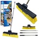image 10 of Heavy Duty Garden Brush Outdoor Sweeping Broom 16" Wide with Metal Handle
