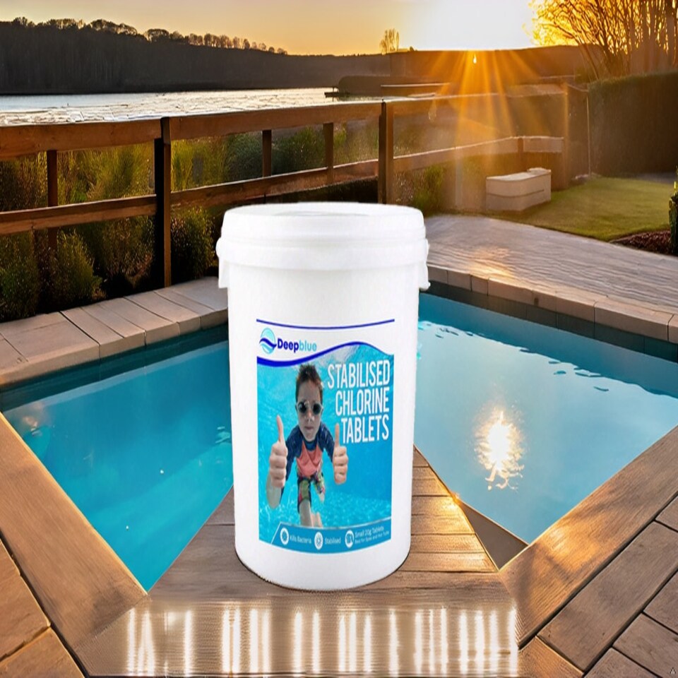 image 1 of Deep Blue Pro - Mini 20g STABILISED Chlorine Tablets 2.5kg SLOW RELEASE