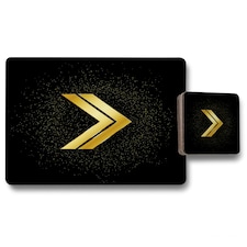 Arrow gold (Placemat & Coaster Set)