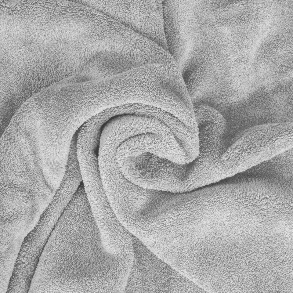 image 1 of Blanket with Sleeves - wearable snuggle throw with arms | Grey | grey | L | 1