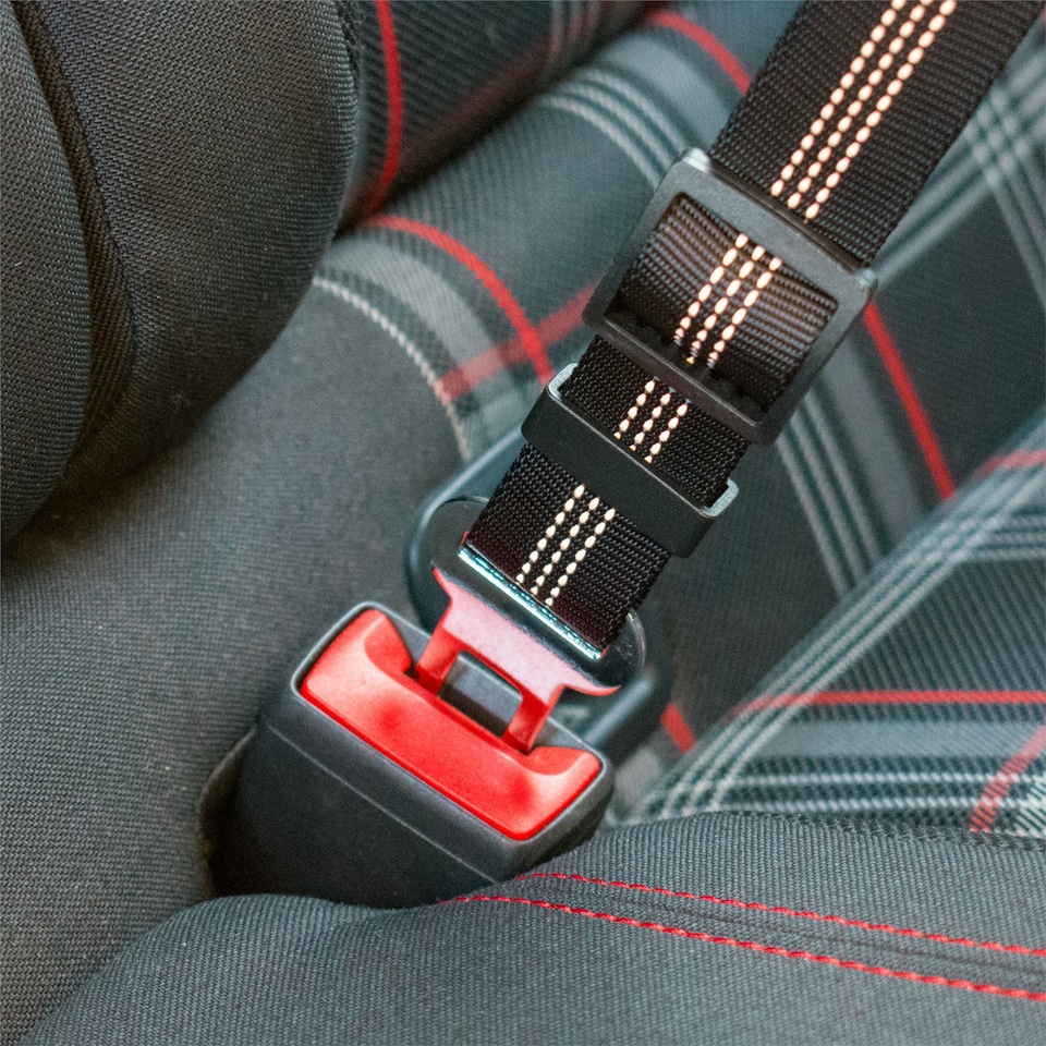 image 1 of KCT  Adjustable Dog Seat Belt Black Clip Reflective Car Safety Lead Universal Fit - 2 Pack | Black | Not provided | 2