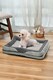image 2 of Living and Home Anti-Slip Pet Sleeping Bed | Multi | Light Grey | XXL | 1