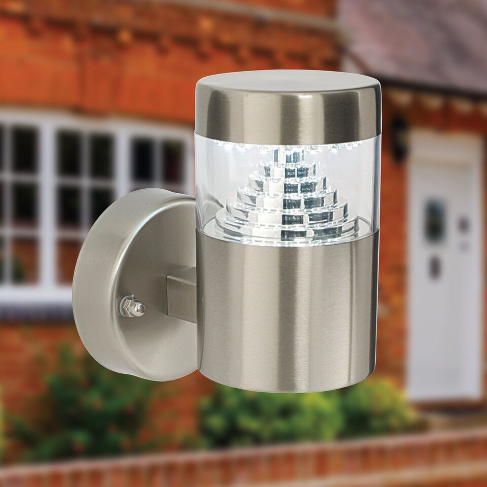 image 1 of Pyramid - Stainless Steel LED Outdoor Wall Light