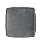image 5 of icon Amara Chenille Bean Bag Pouffe Grey Grey