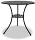 image 5 of Centurion Supports POSITANO Garden and Patio Table and 2 Chairs Cast Aluminium Bistro Set - Black