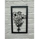image 2 of Sunflower Bouquet Garden Wall Art - W30 x H50 cm - Black