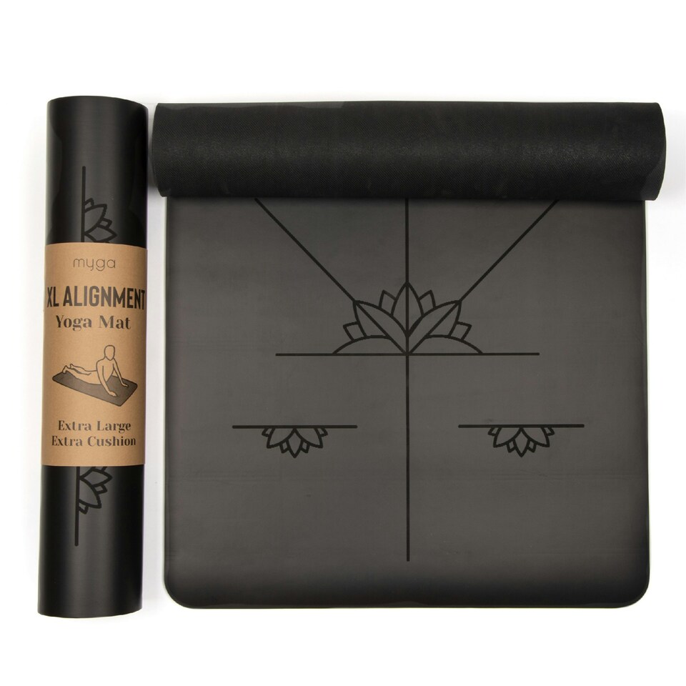 image 1 of Myga Black Extra Large Alignment Mat
