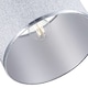 image 4 of Modern and Designer Mini Diamond Silver Glitter Fabric Lamp Shade 25cm Wide | Silver