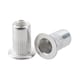 image 3 of M4 4mm Alu Nut Serts Riveting Nuts Rivet Threaded Inserts Blindnut Rivnut 100pc