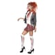 image 2 of High School Horror Zombie Schoolgirl Fancy Dress Costume Ladies Medium - UK 12-14 | Multi | 12