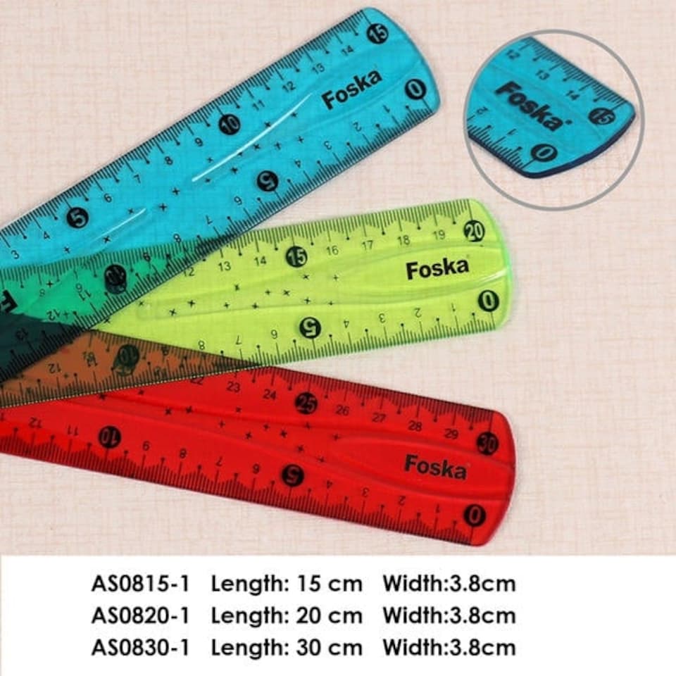 image 1 of Single 30cm Flexible Ruler