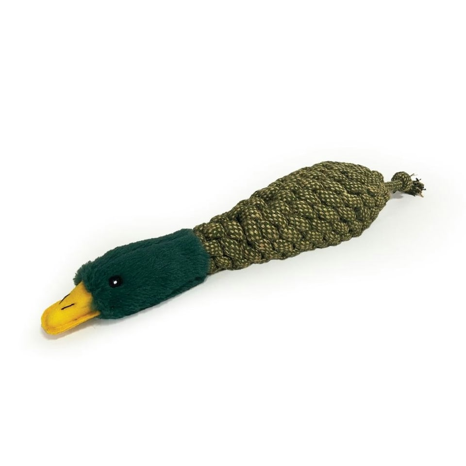 image 1 of HugglePets Legacy Ropey Mallard (Martha) Dog Toy