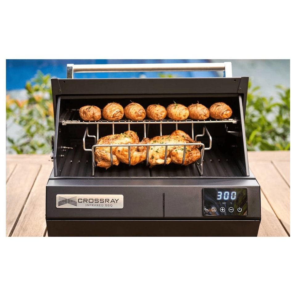 image 1 of Crossray Roasting Rack for Extreme Electric BBQ