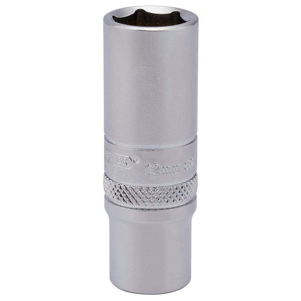 12Mm 6Pt Deep Socket 1/4 Dr-Pk - 82142