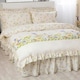 image 2 of Belledorm Bluebell Meadow Fitted Valance - Ivory - Double