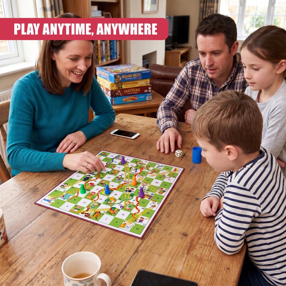 image 1 of M.Y Traditional Snakes & Ladders Game