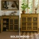 image 7 of Large 4 Tier Wooden Shoe Storage Cabinet Organiser Brown Brown | One Size