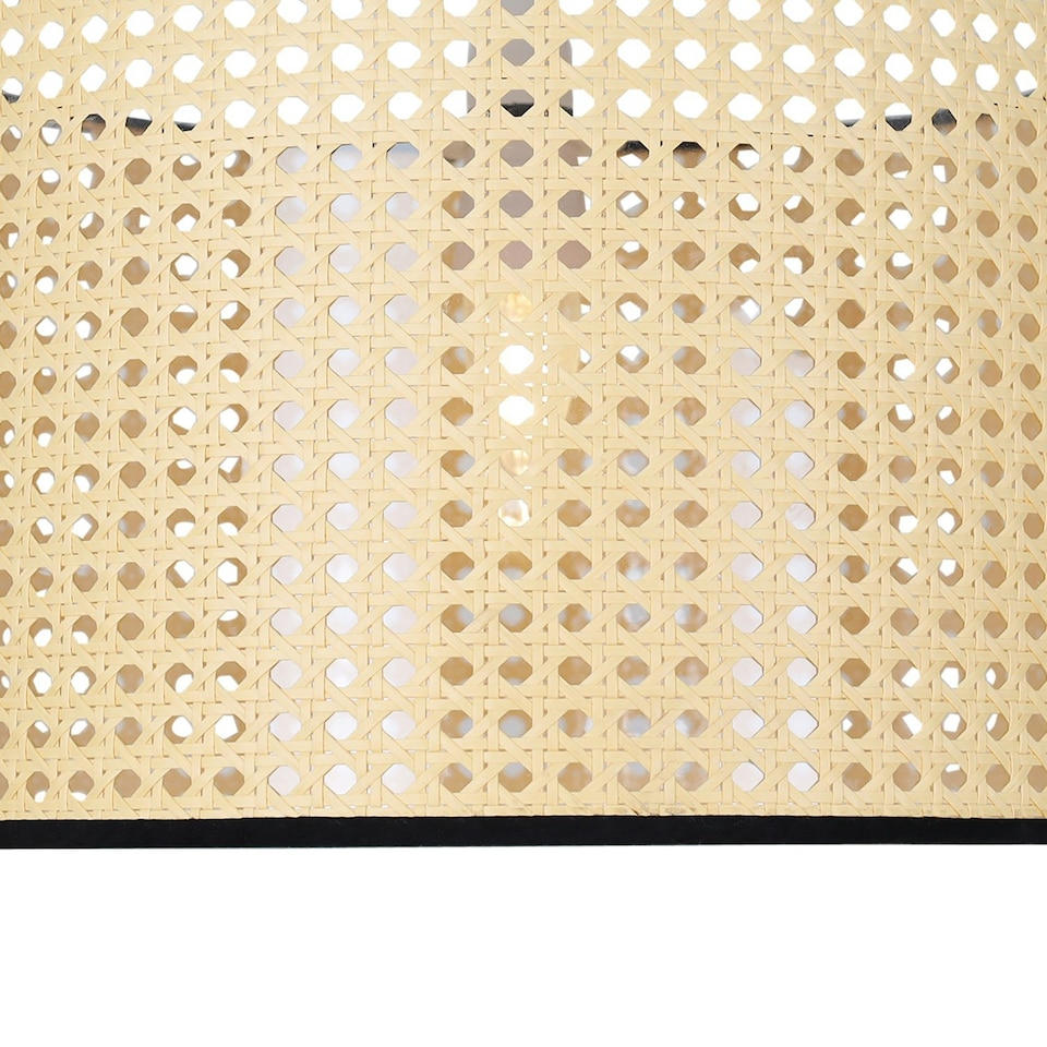 image 1 of Woven - 40cm Wicker Easy Fit Pendant Shade Brown | Black