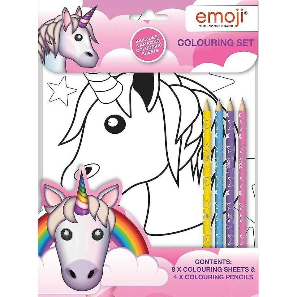 Emoji Unicorn Activity Kit - Multicoloured - One Size