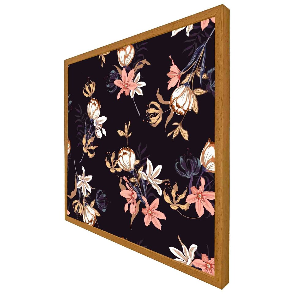 image 1 of Blossoming flowers (Picutre Frame) White | XS