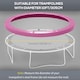 image 2 of SPORTNOW 10FT Trampoline Pad Spring Cover, Waterproof, Pink | Pink