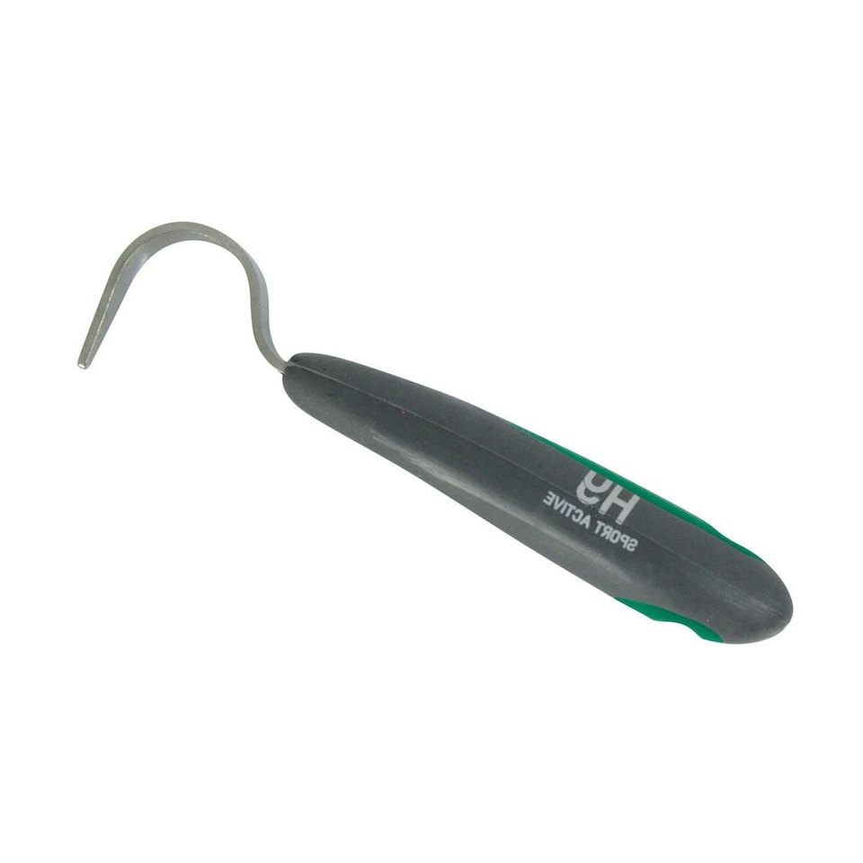 image 1 of HySHINE Active Groom Hoof Pick - Emerald Green - 16cm