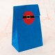 image 4 of Christmas Santa Belt Round Stickers 60mm - Sheet of 12