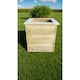image 2 of Deluxe Square Planter - Timber - L47 x W47 x H46 cm - Fully Assembled | Brown