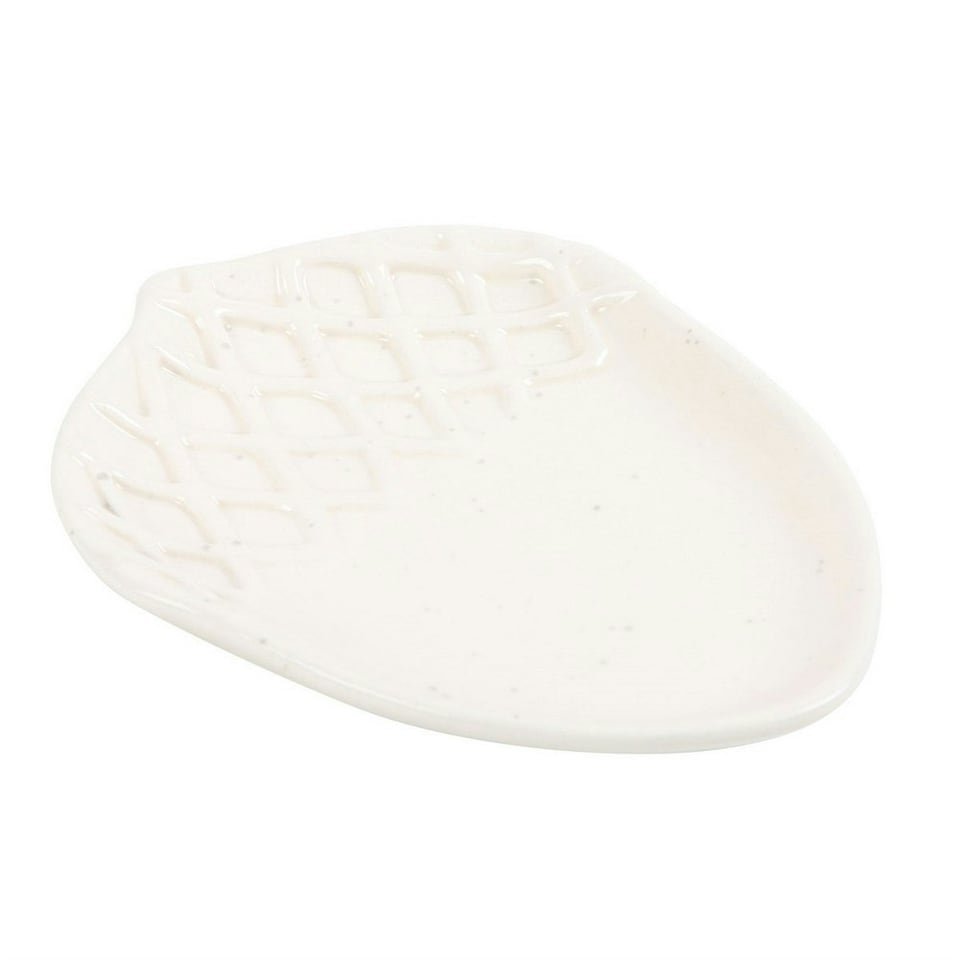 image 1 of Something Different Autumn Acorn Dish - White - One Size