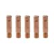 image 5 of 2 shroud & 25 x 1.0mm Contact Tips MIG Welding Binzel Style Euro Torch MB15