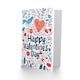 image 2 of Boho Folk Bird Anniversary Valentines Her Wife Card