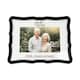image 1 of 40th Anniversary Landscape 4x6 Frame with Red Text and Silver Rings Red | One Size