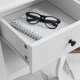image 10 of Camille Bedside Table 1 Drawer in Classic White