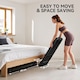 image 8 of SPORTNOW Folding Treadmill Walking Pad, Running Jogging Walking Machine | Black | Black with yellow accents | 109 x 48 x 100 cm