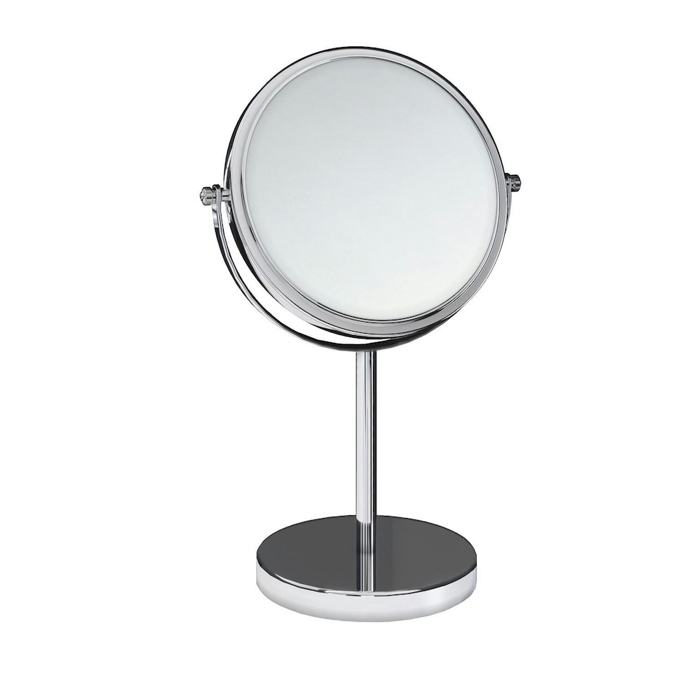 image 1 of Cosmic Tabletop Magnifying Mirror w/ Durable Resistant for Bathroom, Light Grey