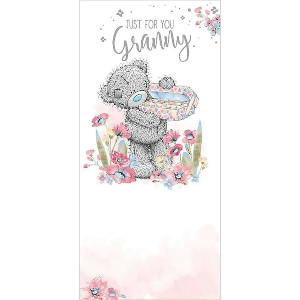 image 1 of Me To You Bear Granny Holding Chocolates Birthday Card