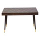 image 1 of Interiors by Premier Mango Wood And Gold Finishing Coffee Table Brown